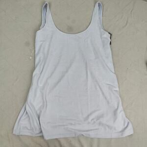Set Active Swim Terry Tunic Cover Up Womens Small Ice Blue Scoopneck‎ Beach NWT